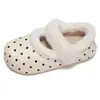 Zapatos de Piel Gruesos Antideslizantes de Suela Gruesa de Felpa de Venta Caliente para Mujer 2026 Nuevos de Invierno que Aumentan la Altura Cálidos de Suela Suave de Algodón