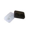 Caja de lentes de contacto estilo ins portátil transparente simple sin tapa de rosca caja para pupilas de belleza al por mayor integrada