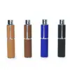 Botellas Dispensadoras de Perfume de Piel de Cordero, Botellas de Spray de Perfume con Patrón de Lichi, Botellas de Perfume de Cuero Dispensadoras de Cosméticos al por Mayor