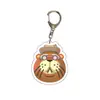 Llavero Acrílico Animal Crossing Colgante Doble Cara Merchandising de Dibujos Animados Animal Crossing