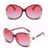 Gafas de Sol Grises Degradadas, Protección Solar, Protección UV, Gafas para Conducir, Moda de Celebridad de Internet, Montura Grande, Fotografía Callejera, Gafas de Sol