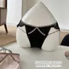 Estilo Pura Luxúria Confortável Seda Sedosa e Cetim Tecido Calcinhas de Renda Sexy Recortadas Respiráveis Cintura Média Cuecas Femininas