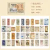 Pegatinas Muran en Caja Coleccionables Vintage Pegatinas Retro para Diario Materiales Decorativos Pegatinas DIY Pegatinas Base Selladoras