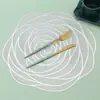 Alfombrilla Creativa Octogonal Hueca Aislante Térmico Antideslizante para Café Posavasos Hotel Fiesta Decorativa de PVC Manteles Individuales Vajilla