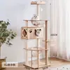 Post de Rascado para Gatos de MDF Douyin Xiaohongshu, Rascador para Gatos de Sisal Transfronterizo, Cama para Gatos con Descuento, Estructura de Escalada Grande para Gatos