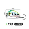 Conjunto Mini Mino Weihe Sports 10 Peças 3cm 1.5g 10 Cores Micro-Objeto Rock Fat Isca Artificial Luya