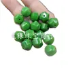 Cuentas de Jade Verdes Esmeralda de Seis Caras, Cuentas de Jade Sueltas, Cuentas de Linterna Esmeralda, Accesorios para Pulseras Multifacéticos