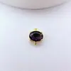 Pendente Grande de Zircônia Colorida com Toque de Luxo Leve e Alto Padrão, Pulseira e Acessórios de Colar Banhados em Cobre 18K com Conservação de Cor, Componentes para Joias DIY