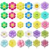 Celebridade da Internet Branco Colorido Rosto Sorridente Flor de Girassol Balão Dia das Crianças Margarida Evento Decoração Suprimentos Estilo K