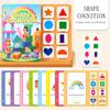 Libro Tranquilo Juguetes Transfronterizos Libro Ocupado para Bebé Montessori Libro Desprendible DIY Hecho a Mano Juguetes Educativos para Niños de Jardín de Infancia