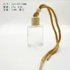 Colgante de botella de perfume de coche con cubierta de dos líneas, transparente, botella vacía, colgante de coche, colgante de coche, fabricantes de colgantes de alta calidad al por mayor