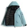 Chaqueta unisex tres en uno para exteriores para parejas, chaqueta de otoño e invierno, súper versátil y elegante, conjunto de dos piezas desmontable