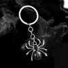 Chaveiro de Aranha de Diamante Europeu e Americano Halloween Venda Quente Transfronteiriça Novo Chaveiro de Aranha Negra Acessórios de Pingente