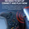 Controlador de juego de Switch de silicona, edición de macros con detección de movimiento, juegos para PC y móviles, retroalimentación de vibración, NFC