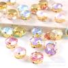 Cristal de Proteína Jelly Cuadrado Grueso Taladro de Garra de Vidrio Taladro de Garra para Coser a Mano Manualidades DIY Accesorios para Joyería Fábrica de Origen