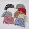 Gorro de Punto Hueco con Lentejuelas para Industria Pesada Sombrero con Colgante de Borla Retro Celebridad de Internet Personalidad Brillante Destello Gorro Pullover Venta al por Mayor
