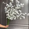 Flores Artificiales de Prímula y Jazmín de Invierno de 2 Ramas para Decoración del Hogar, Accesorios para Fotos, Ramilletes de Mesa para Bodas y Arreglo de Escenas