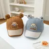 2026 Nuevo Estilo Gorra de Béisbol para Bebé Oso Osito Estilo Urbano Gorra Infantil Sombrero de Sol de Verano Exportación