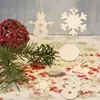 Pendente de madeira criativo de Natal decorações para casa pintado à mão adereços DIY acessórios para árvore de Natal artesanato em madeira