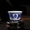 Taza pequeña de vino de cerámica vintage, taza para licor de uso doméstico, taza de ofrenda para rituales, taza de vino para utilería de danza