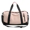 Bolsa de Viaje Redonda Cilíndrica Simple de Gran Capacidad con Aspecto de Alta Gama, para Llevar en la Mano, al Hombro o Cruzada, Bolsa para Pelotas de Yoga y Equipo Deportivo