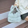 Colección de otoño 2026 transfronteriza: bolso de hombro suave de felpa para mujer, diseño moderno y minimalista, gran capacidad, bolso esponjoso