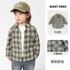 Camisa de Manga Larga para Niños Casual Otoño Nueva Ropa Infantil Camiseta para Niños Pequeños Top Estilo Moderno Primavera y Otoño