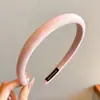 Cor Dopamina Aro de Cabelo de Aba Larga para Mulheres Topo Craniano Alto Pressão Cartão de Cabelo Verão Doce Bonito Faixa de Cabelo Acessórios de Cabelo com Sensação Avançada