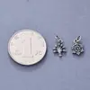 Plata S925 Retro Doble Cara Estilo Chino Colgante Hueco Copo de Nieve Colgante Árbol de la Vida Pulsera de Cuentas Hecha a Mano DIY Collar