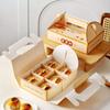 Caja de Regalo para Pasteles de Luna Caja de Embalaje, Caja Vacía de Regalo para Pasteles de Yema de Huevo, 4 Piezas, 6 Estilo Chino, 2026 Día del Maestro Festival de Medio Otoño Empaque para Hornear