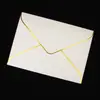 Conjunto de Papel Carta A4 com Logo em Estampagem Dourada, Perolado Artístico Nº. 9 Envelopes, Cartão de Convite, Carta de Amor Romântica