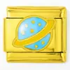 Nova Pulseira Módulo 304 DIY Pulseira Totalmente Dourada Aço Inoxidável Seção Única Moda Criativa Acessório Premium Fonte Atacadista