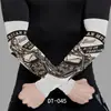 Proteção solar para andar de moto Harley manga longa de seda gelada montanhismo ao ar livre pesca manga de gelo tatuagem esportiva proteção de flor manga de braço