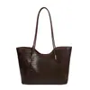 Bolso de Mujer 2026 Verano Estilo Coreano Moderno Casual Moda Patrón Tejido Personalizado Gran Capacidad Bolso de Mano Hombro Axila