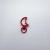 Llavero con Cierre de Langosta de Luna Colorido, Forma Especial, Hebilla de Resorte, Hebilla para Perro, Colgante Hecho a Mano DIY, Accesorios de Joyería, Versión Coreana