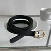 Cinturón Delgado Vintage Marrón para Mujer, Nuevo Estilo Americano 2026, Accesorio de Viaje de Alta Gama, Adecuado para Jeans con Decoración de Cinturón