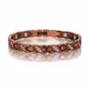 Pulsera de aleación de zinc con forma de pez y tres diamantes, superventas de moda transfronteriza europea y americana, joyería magnética de alta gama para niñas, venta al por mayor