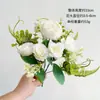 Conteniendo Yang Comercio Exterior Simulación Flor Exportación Nueva Peonía Europea Vestido para el Hogar Verde Eucalipto Planta Artificial Adornos para Mesa de Comedor