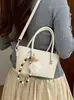 Elegante bolsa de palha trançada para mulheres, nova moda outono 2026, bolsa pequena versátil para o dia a dia, para usar na transversal