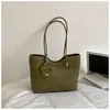 Bolso tote de color liso con patrón tejido de moda para mujer, estilo coreano de verano, moderno, casual, gran capacidad, para llevar en el hombro o debajo del brazo
