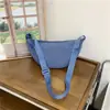 Bolso de Hombro Único de Nailon Otoño para Mujer 2025 Nuevo Bolso Cruzado Versátil Bolso de Axila Bolso de Media Luna de Moda Bolso Dumpling