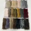 1200g Espessado Toca Tingido Pontiagudo Imitação de Pelo de Raposa Pelo Sintético Duas Cores Toca Raposa Roupa Tecido para Casaco