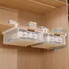 Cesta organizadora retrátil para meias caixa de armazenamento caixa para roupas íntimas prateleira inferior de guarda-roupa gaveta cesta suspensa