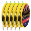 Set de Línea Principal de Competición Preensamblado con Set de Línea Principal con Plomo Graduado Amarillo, Set de Línea Principal con Base para Flotador de Potencia