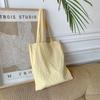 3693 Verano Nuevo Bolso de Hada Bolso de Hombro de Cuadros con Burbujas Amarillas Estilo Japonés Estilo Fresco Bolso de Tela para Estudiantes Fino