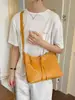 Bolso de cubo tejido vintage de alta gama para mujer, bolso tote de gran capacidad, bolso de mano y bolso de hombro casual versátil para el día a día