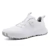 Comercio Exterior Transfronterizo Zapatos de Golf para Hombres y Mujeres Impermeables Botón Giratorio Zapatos de Golf para Pareja Zapatilla Deportiva Casual