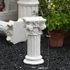 Adornos Creativos de Columna Romana Patio Jardín Entrada de Casa Decoración del Hogar Boda Camino Base de Escultura Retro