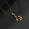 Colar com Pingente 2021 novo feminino prata 925 corrente clavicular design de nicho verão luxo leve
