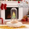 Ornaments de Vidro Zibo Envoltos à Mão Cobertura de Vidro para Árvore de Natal Caixa de Presente Presente de Natal Decoração de Mesa Pequeno Presente